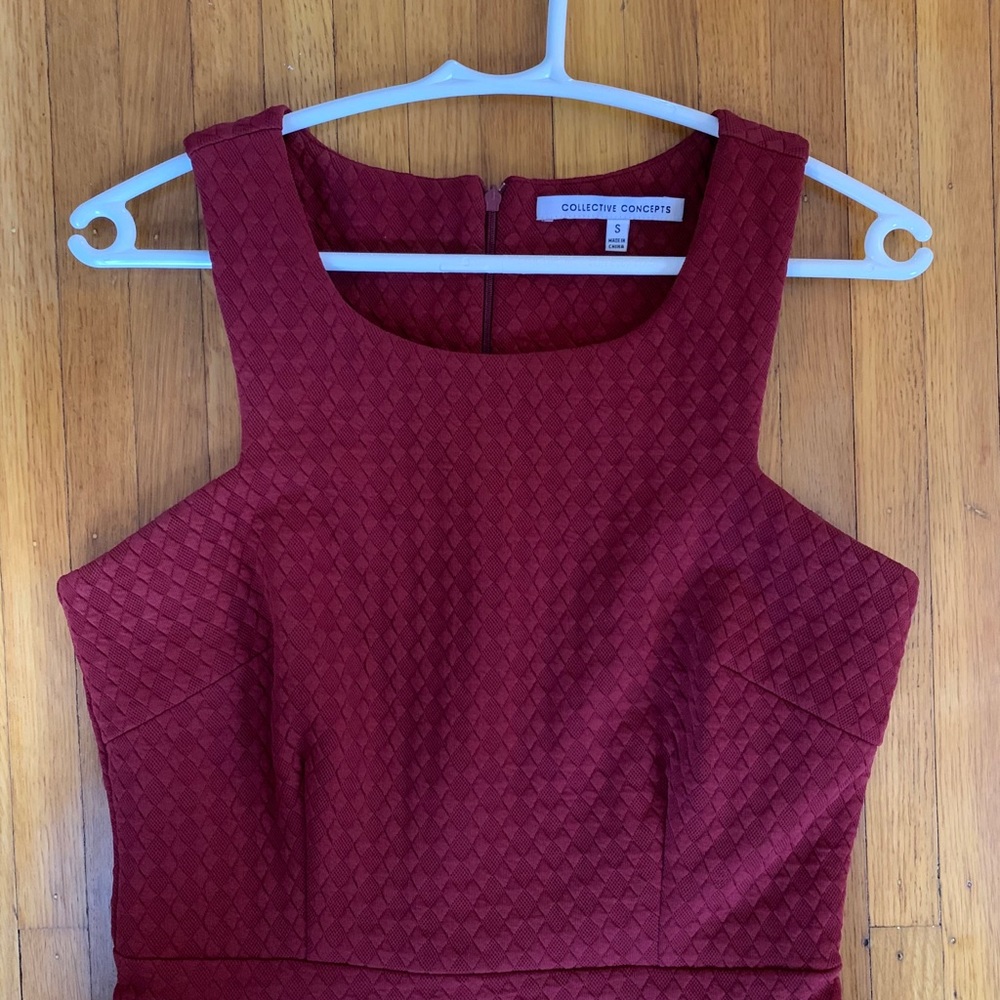 Collective Concepts Maroon Dress